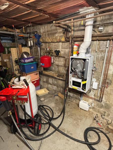 Installation et mise en service d'une chaudière gaz De Dietrich à Octeville-sur-Mer