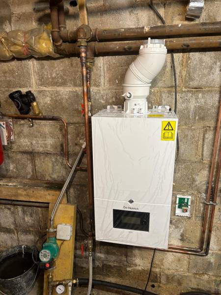 Changement de chaudière gaz par une chaudière neuve De Dietrich faible consommation à Octeville sur Mer