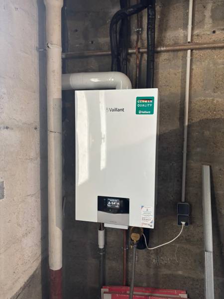 Installation d'une chaudière gaz Vaillant