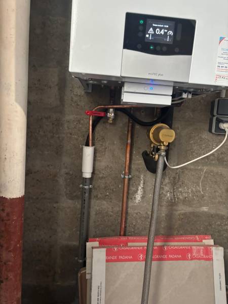 Travaux de remplacement de chaudière gaz par une chaudière neuve Vaillant basse consommation à Montivilliers (76290) avec la SARL Durand Pierre