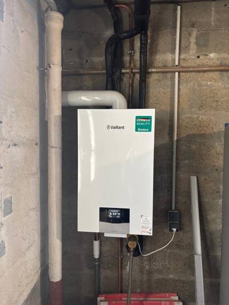 Travaux de remplacement de chaudière gaz par une chaudière neuve Vaillant basse consommation à Montivilliers (76290) avec la SARL Durand Pierre