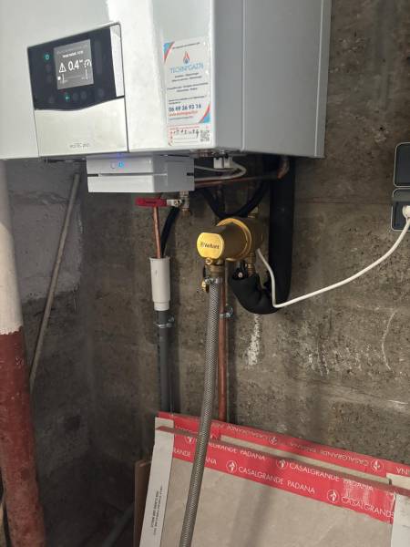 Travaux de remplacement de chaudière gaz par une chaudière neuve Vaillant basse consommation à Montivilliers (76290) avec la SARL Durand Pierre