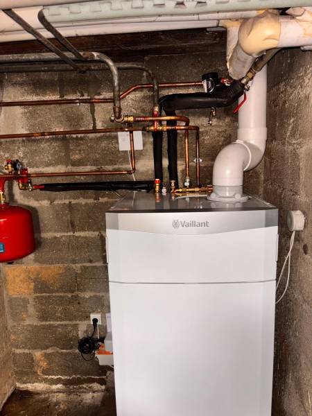 Remplacement d'une chaudière fioul par une chaudière gaz avec création de ligne gaz à Montivilliers (76290)