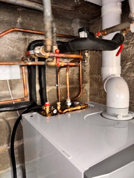 Remplacement d'une chaudière fioul par une chaudière gaz avec création de ligne gaz à Montivilliers (76290)