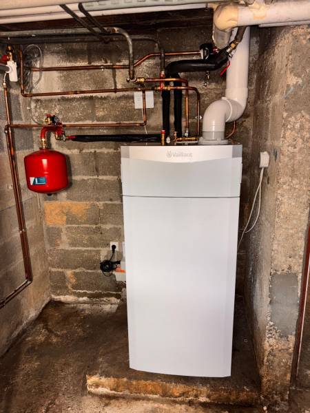 Remplacement d'une chaudière fioul par une chaudière gaz avec création de ligne gaz à Montivilliers (76290)