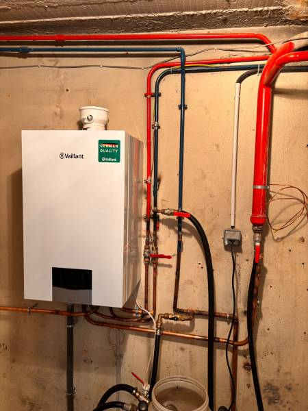 Installation de chaudière Gaz à condensation Vaillant au Havre