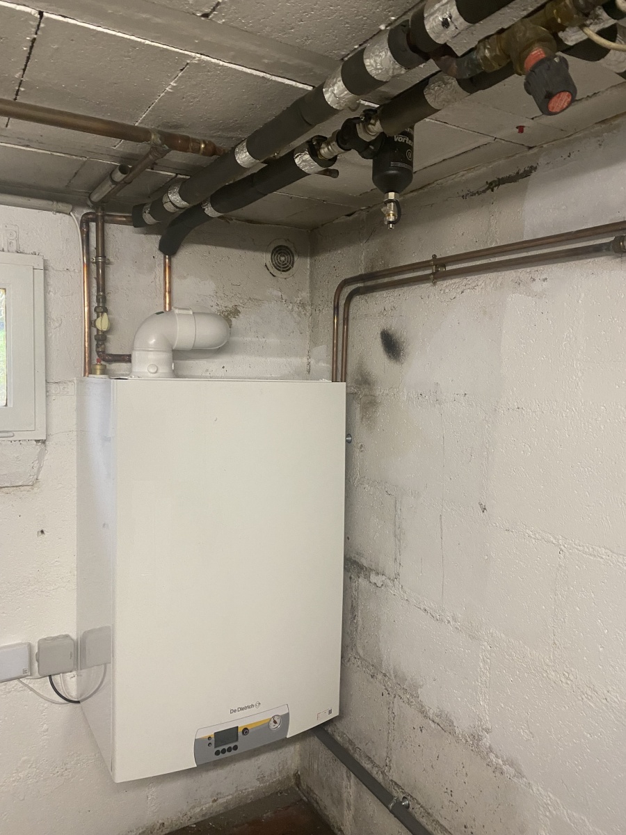 Entreprise spécialisée dans le remplacement de chaudière au gaz pour un chantier sur Harfleur 76